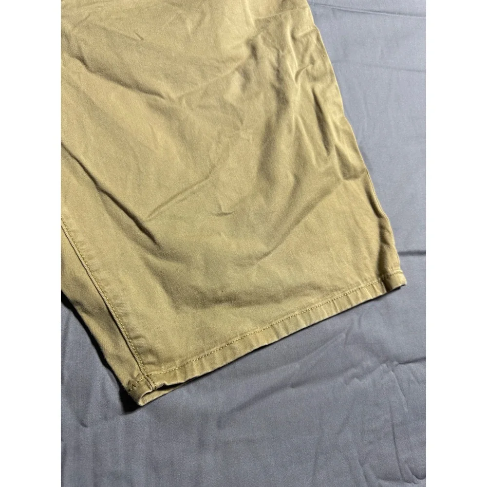 Gap Slim Stretch Shorts Mens 38 Khaki Tan Good Five Pocket Casual Khakis